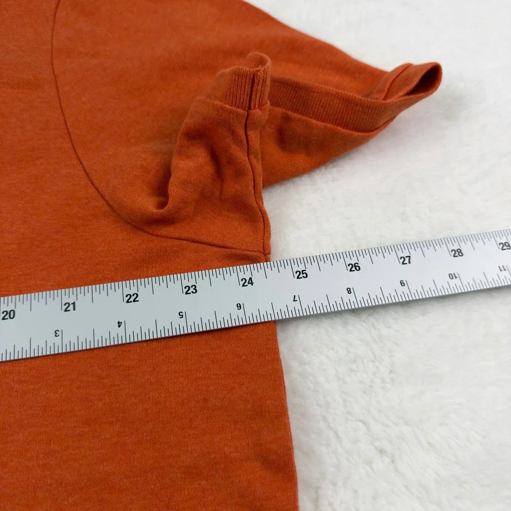 Polo Ralph Lauren Mens XL Polo Shirt Orange Heathered Blue Pony Logo